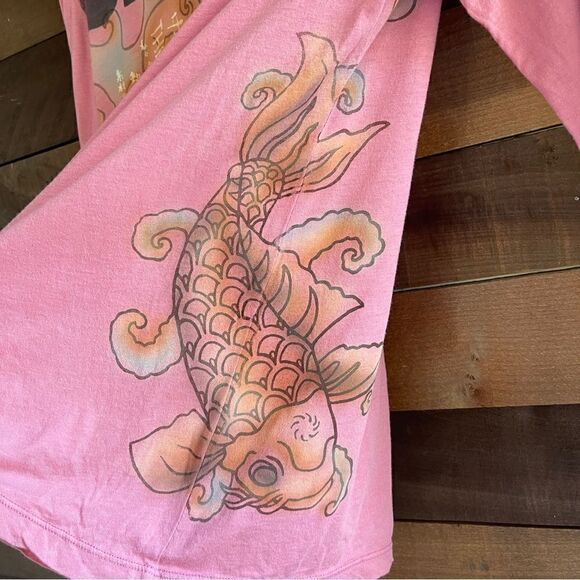 The Great China Wall JAP-AM Koi Fish Long Sleeve T - Picture 8 of 8